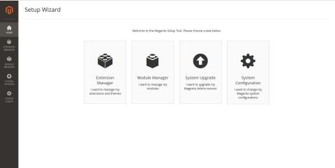 Magento Setup Wizard