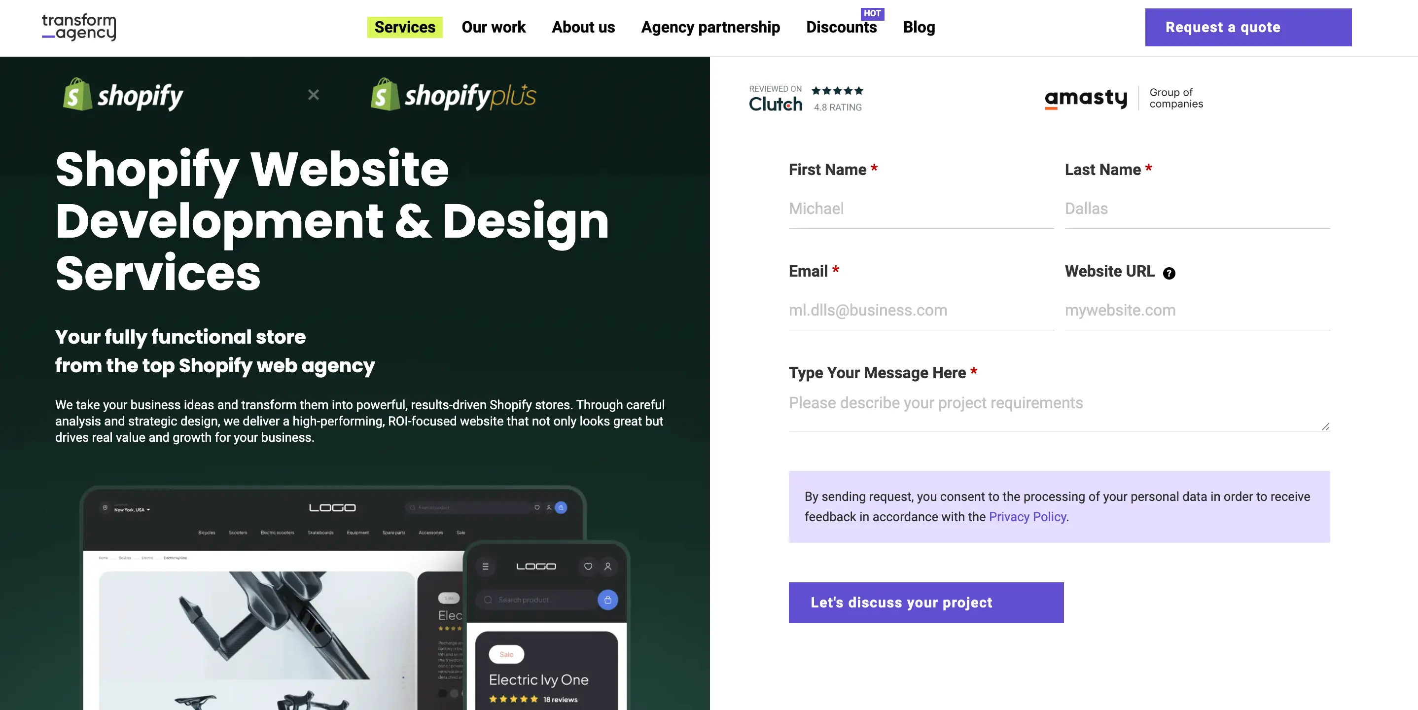 TA Shopify Development Services