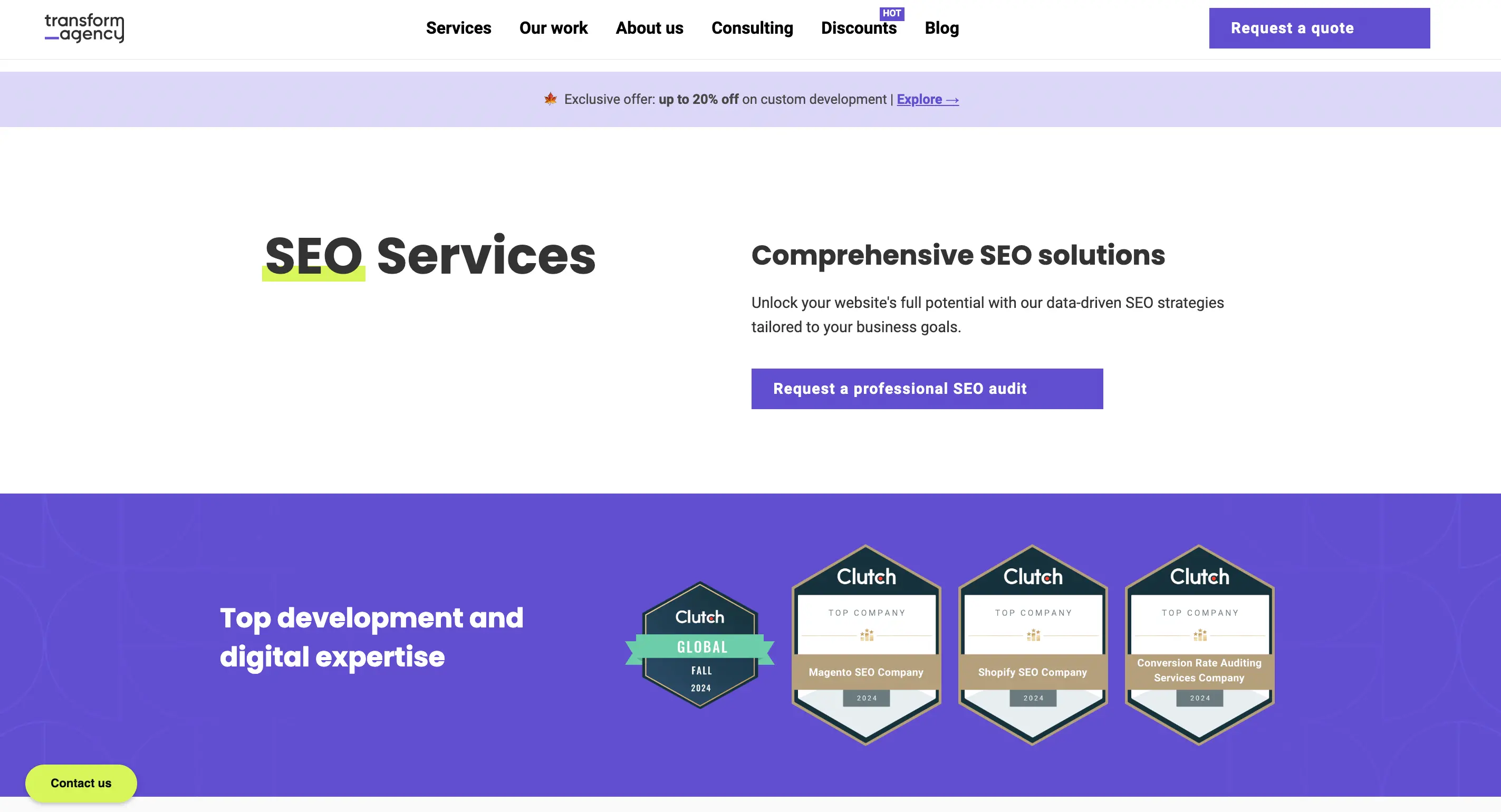 Transform Agency SEO Services