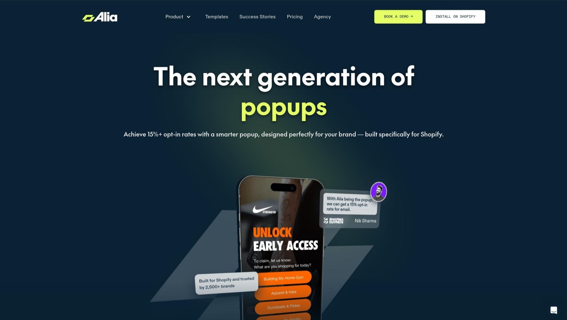 Alia Popups